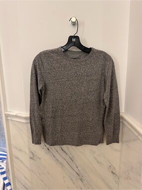 Crewcuts Heather Gray Long Sleeve Crewneck Top